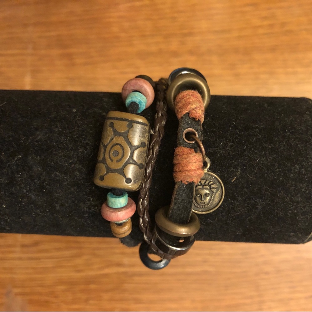 Tribal Three-Layer Bracelet